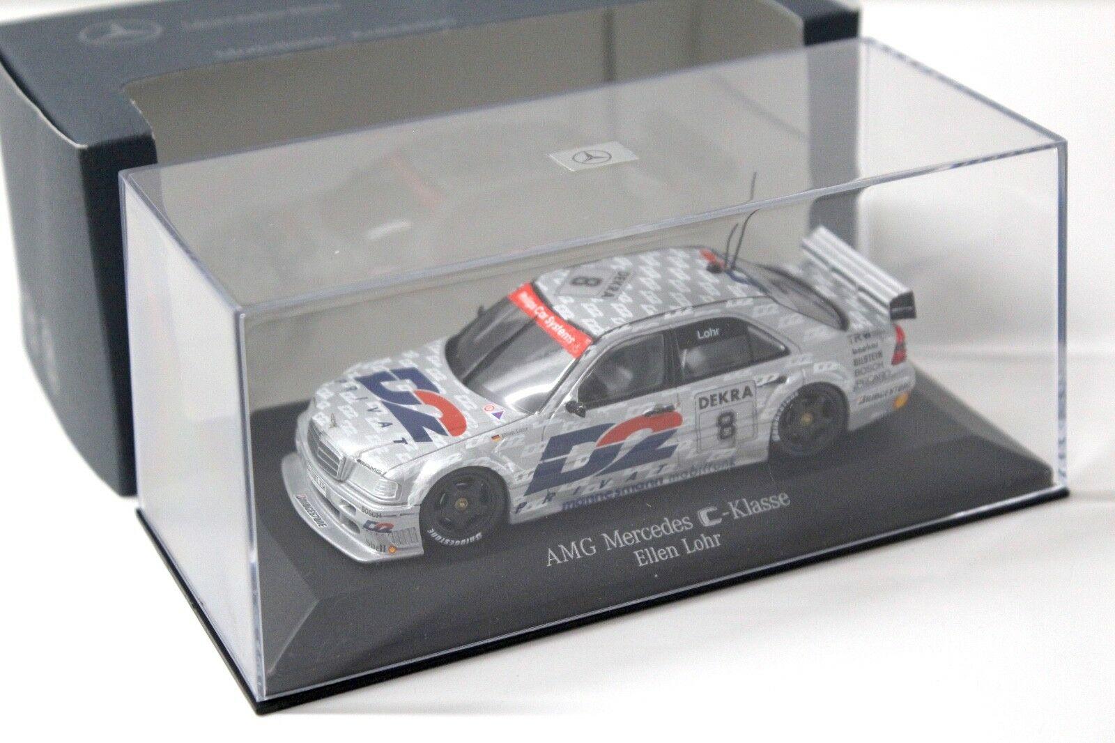 1:43 Minichamps AMG Mercedes C-Klasse DTM Ellen Lohr #8 D2 DEALER VERSION