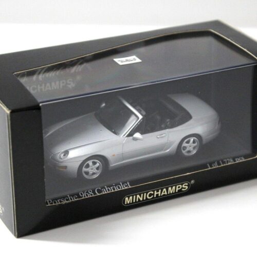 1:43 Minichamps Porsche 968 Cabriolet silver