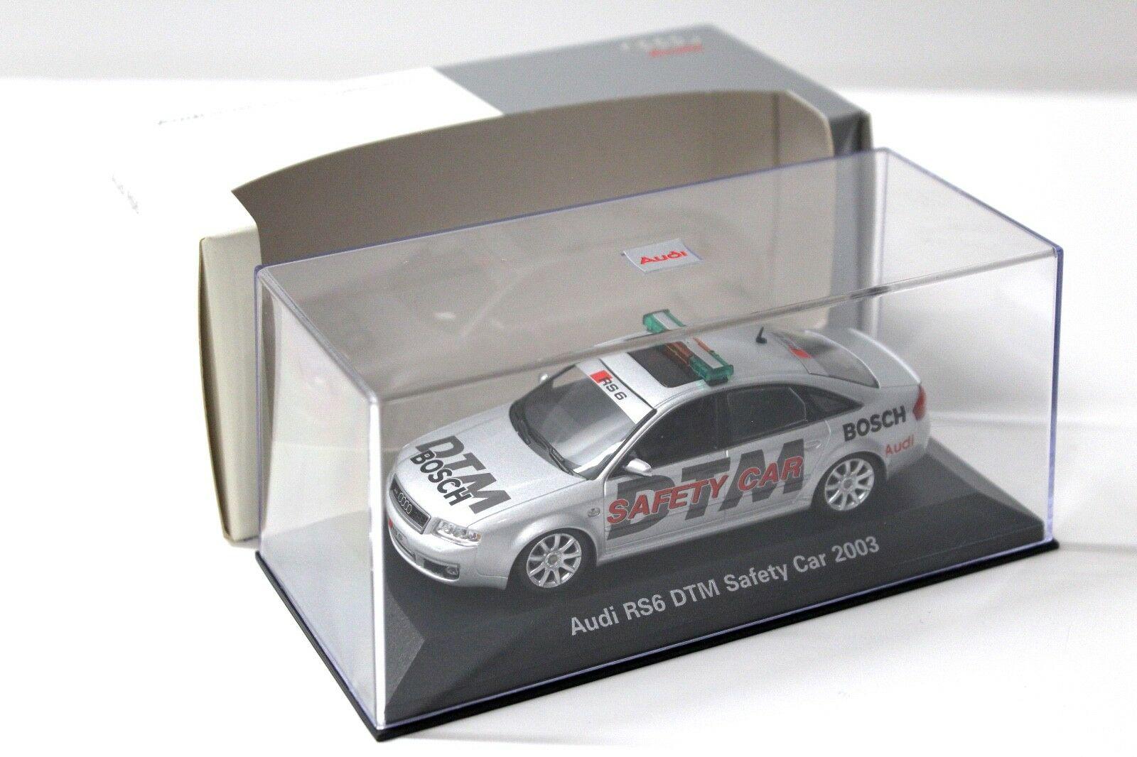 1:43 Minichamps Audi RS6 DTM Safety Car 2003 DEALER VERSION