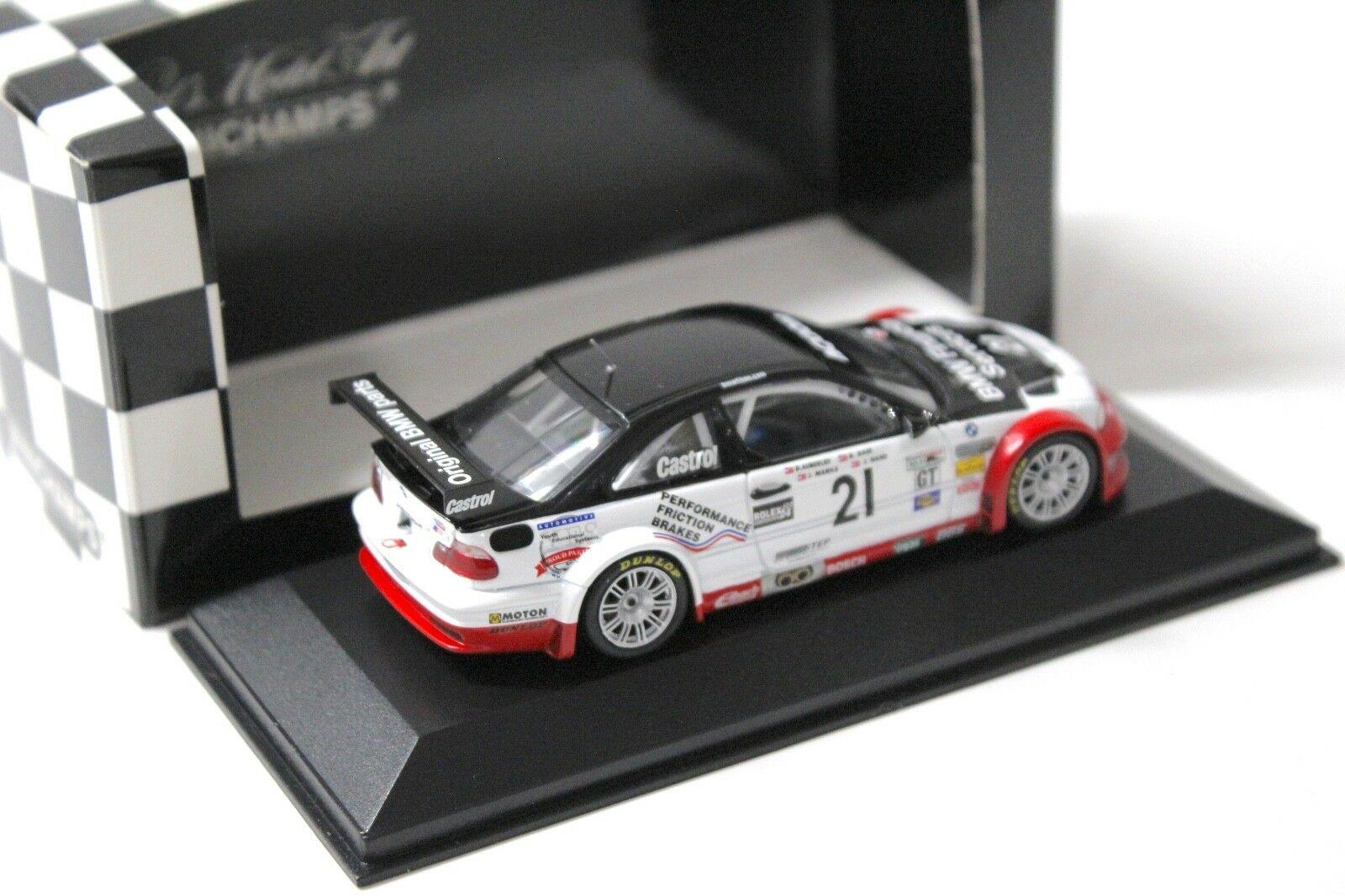 1:43 Minichamps BMW M3 GTR ALMS 24h Daytona 2004 Said #21