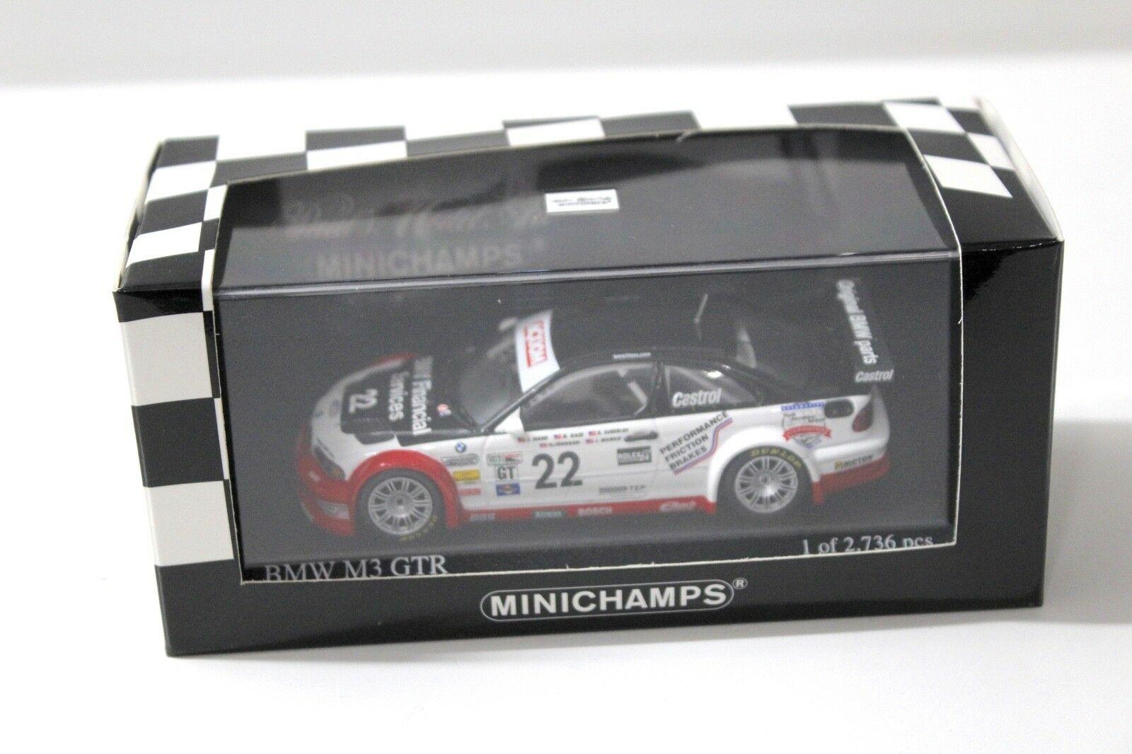 1:43 Minichamps BMW M3 GTR ALMS 24h Daytona 2004 Said #22