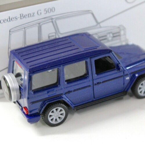1:43 Maisto Mercedes G500 W463 Pullback blue DEALER VERSION