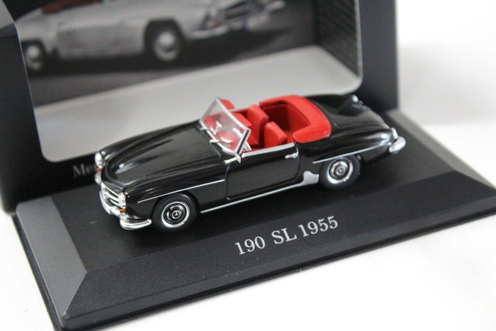 1:43 Premium Collectibles Mercedes 190SL Cabrio black DEALER VERSION