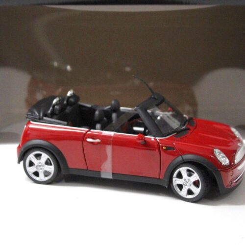 1:18 Hot Wheels Mini Cooper Convertible red