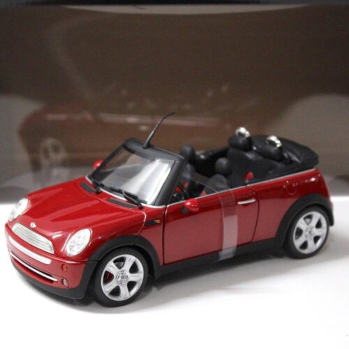 1:18 Hot Wheels Mini Cooper Convertible red
