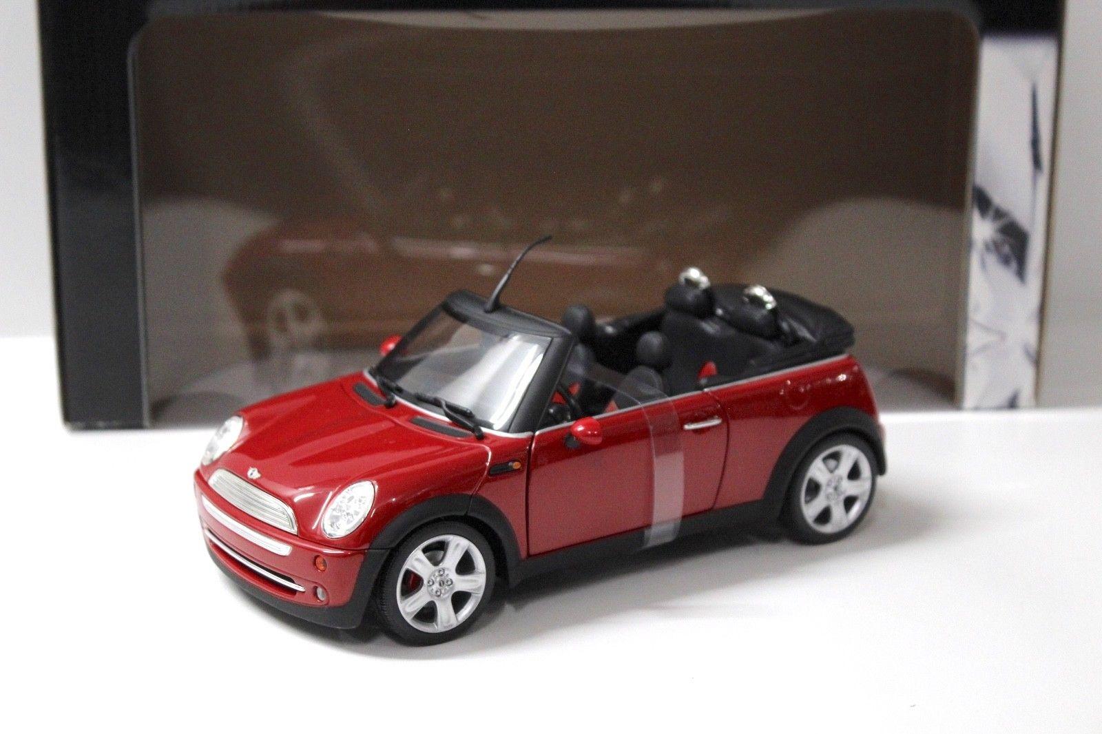 1:18 Hot Wheels Mini Cooper Convertible red