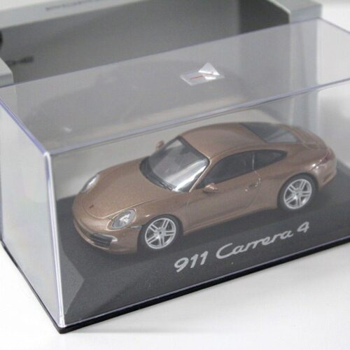 1:43 Minichamps Porsche 911 (991) Carrera 4 brown DEALER VERSION
