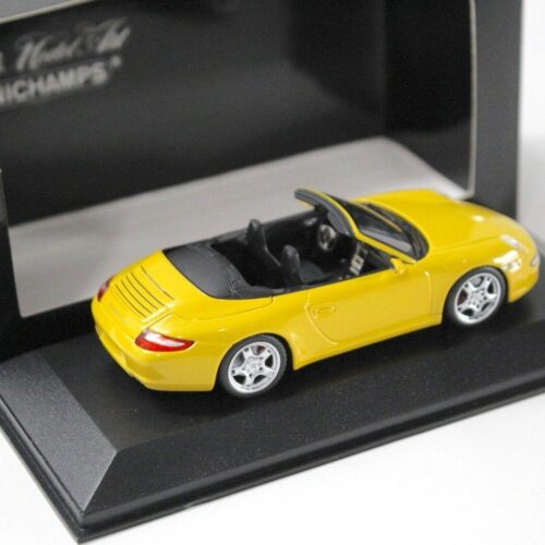1:43 Minichamps Porsche 911 997 Carrera S Cabriolet yellow