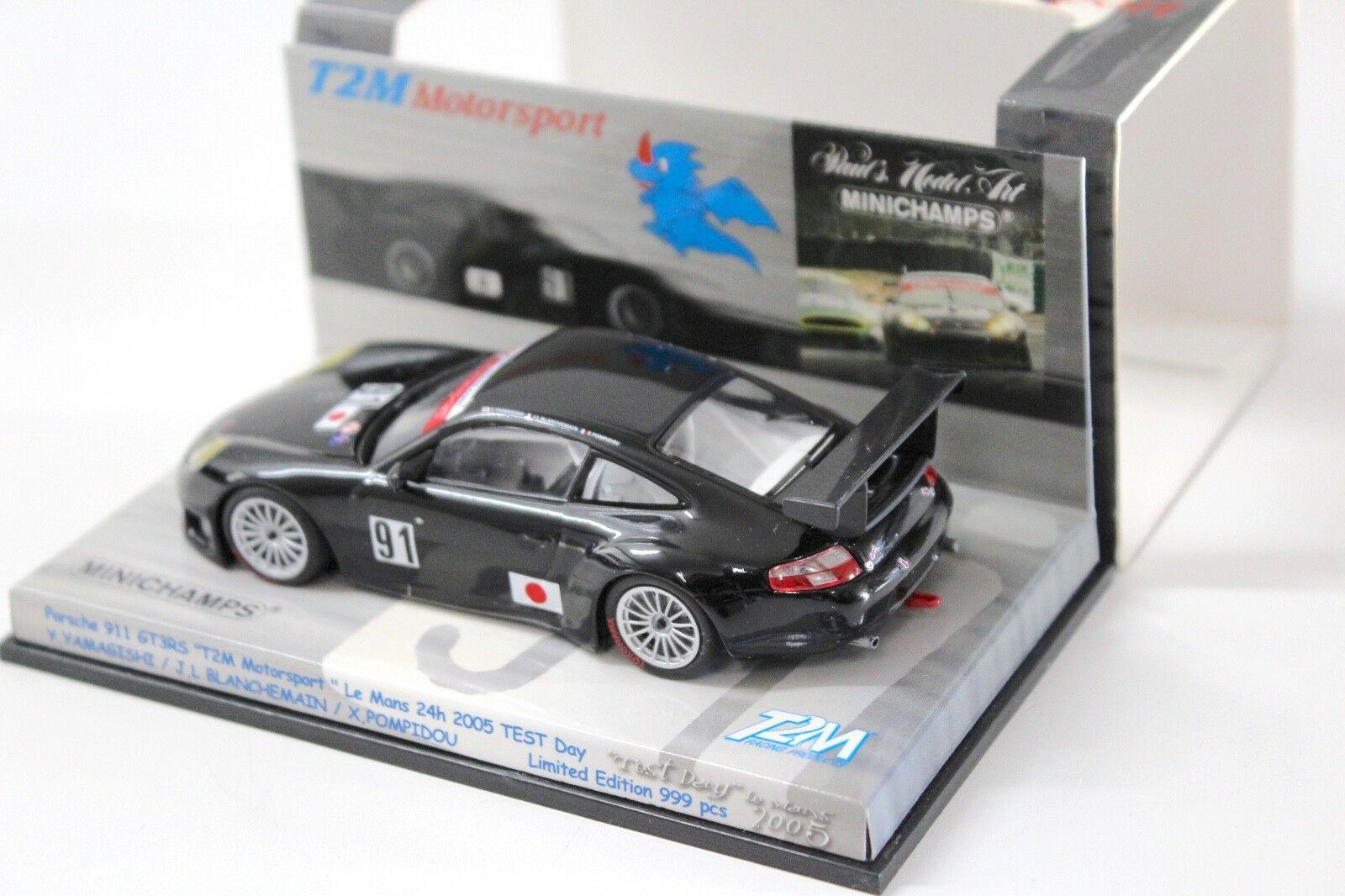 1:43 Minichamps Porsche 911 (996) GT3 RS T2M 2005 #91 black