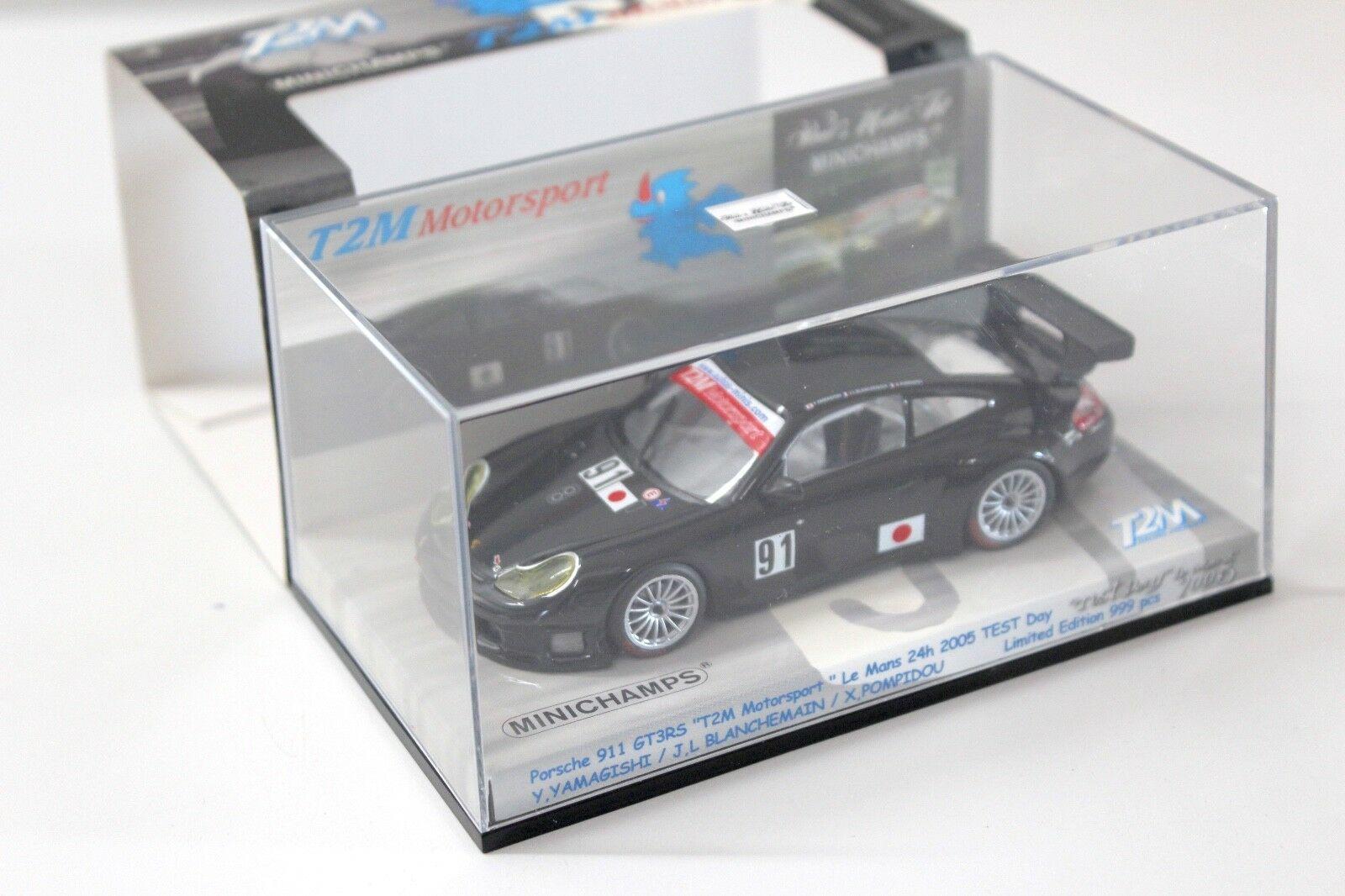 1:43 Minichamps Porsche 911 (996) GT3 RS T2M 2005 #91 black