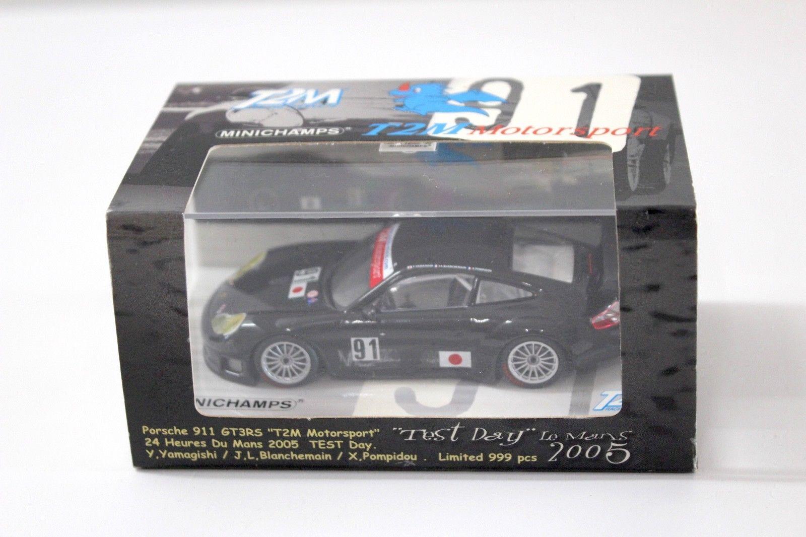 1:43 Minichamps Porsche 911 (996) GT3 RS T2M 2005 #91 black