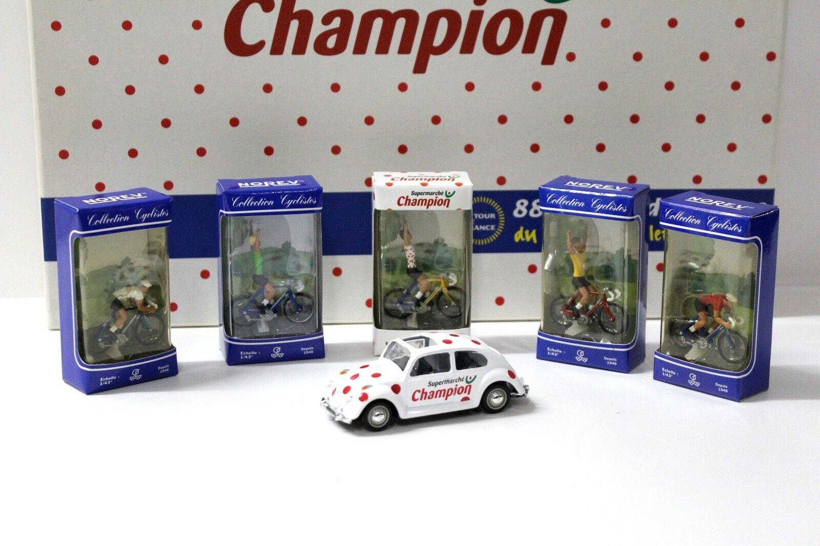 1:43 Norev Supermarche Champion SET Tour de France