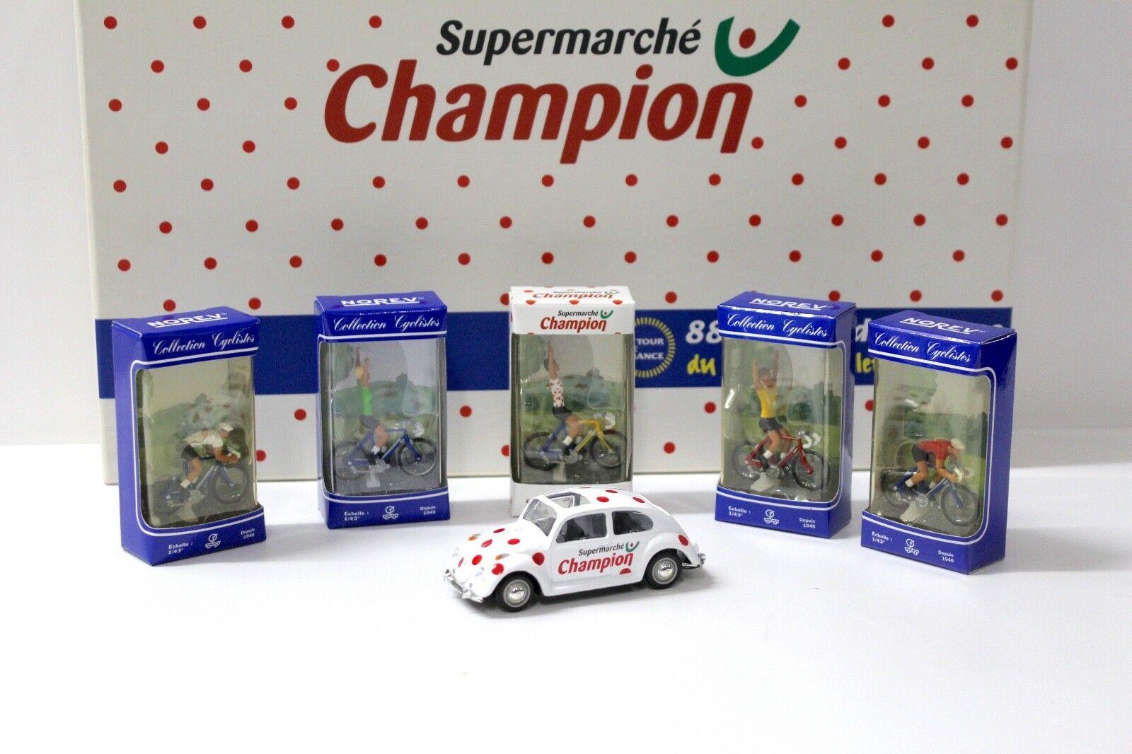 1:43 Norev Supermarche Champion SET Tour de France