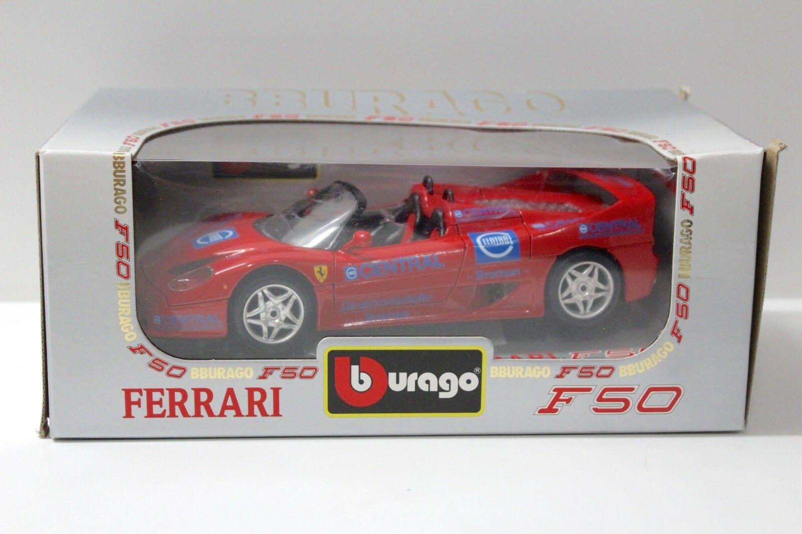1:18 Bburago Ferrari F50 Spyder "CENTRAL" red