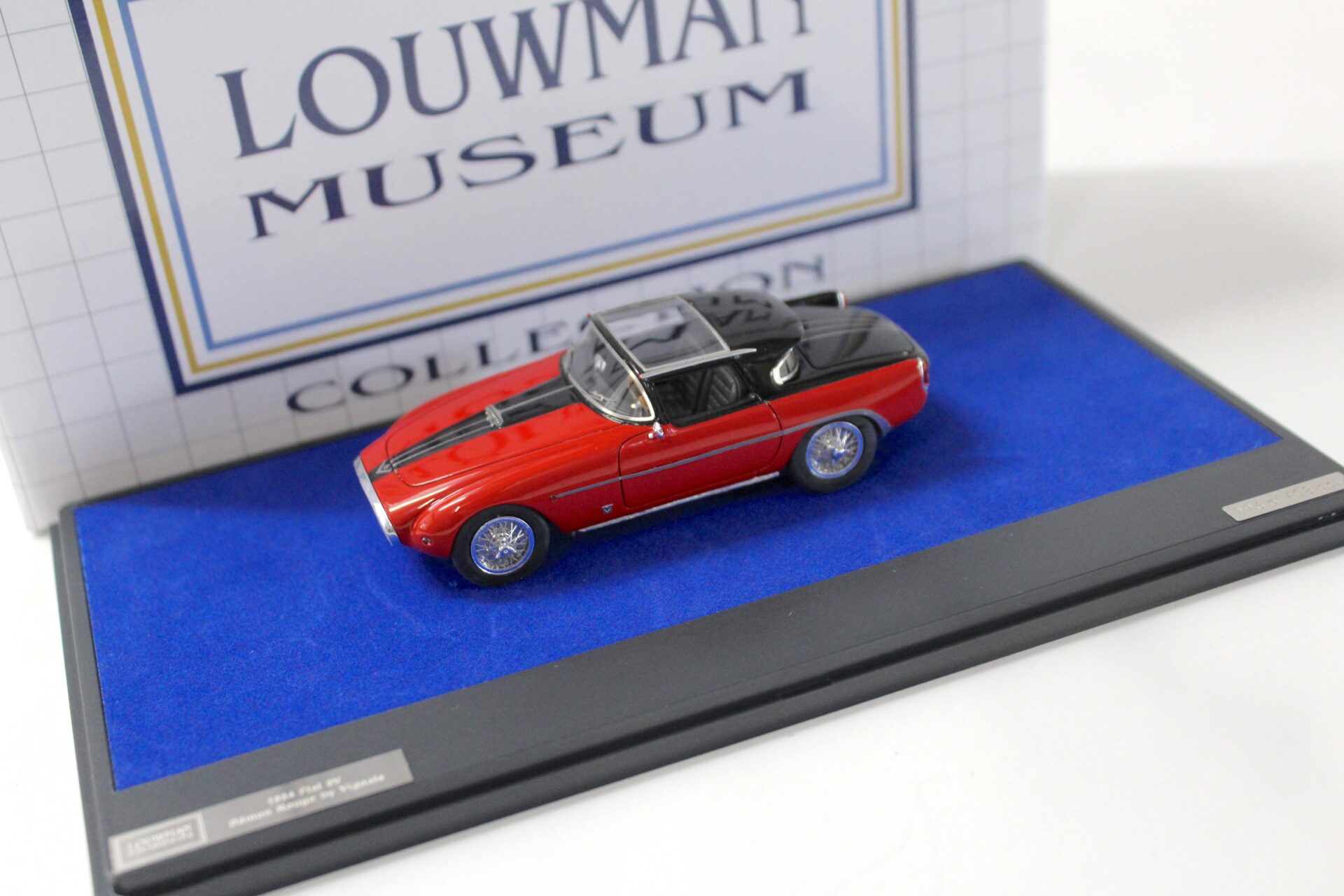 1:43 Matrix Fiat 8V Vignale Demon Rouge 1954 red Louwman Museum