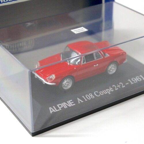 1:43 UH Universal Hobbies Alpine A108 Coupe 2+2 1961 red