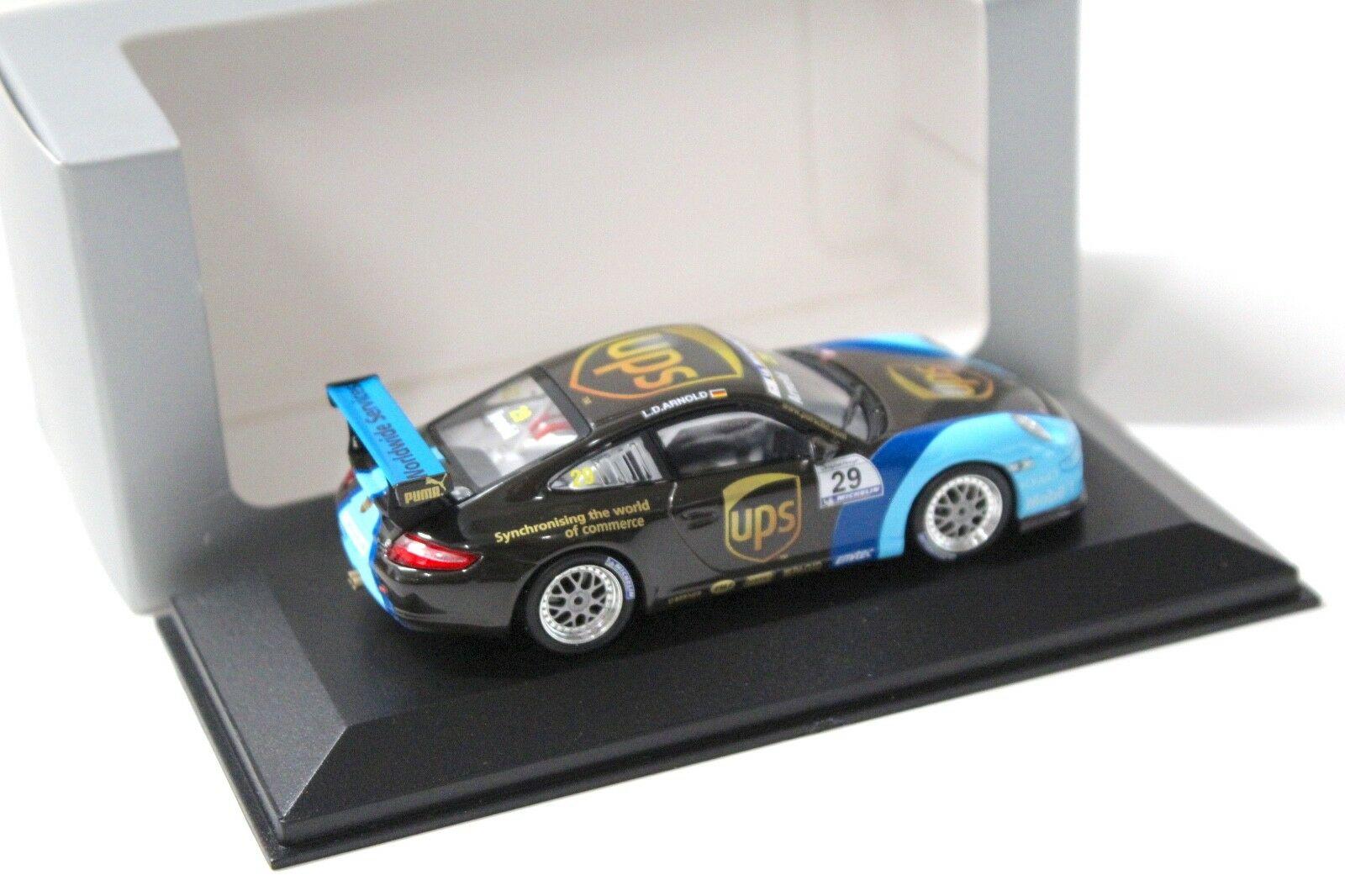 1:43 Minichamps Porsche 911 997 GT3 CUP UPS #29 DEALER VERSION