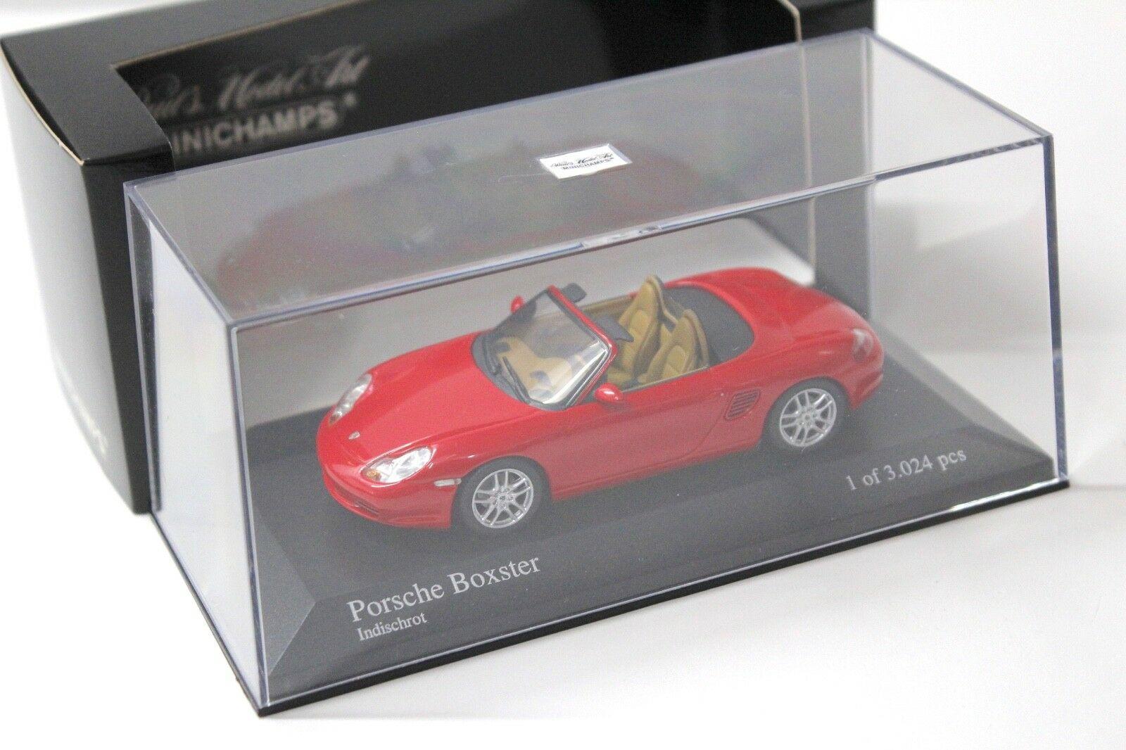 1:43 Minichamps Porsche Boxster Indisch red
