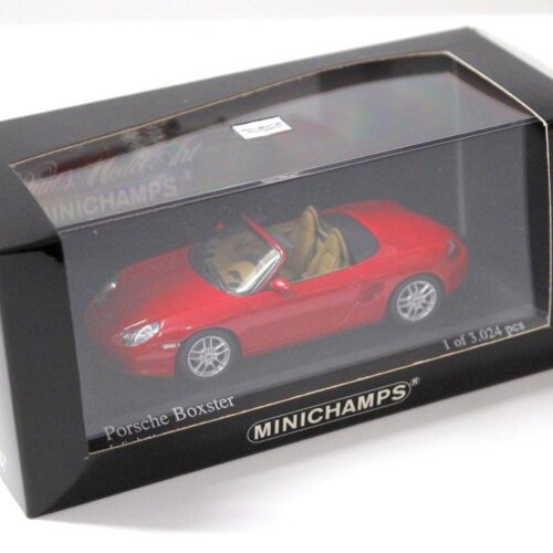 1:43 Minichamps Porsche Boxster Indisch red