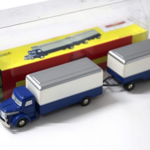 1:90 Schuco Piccolo KRUPP LKW mit Anhänger blue