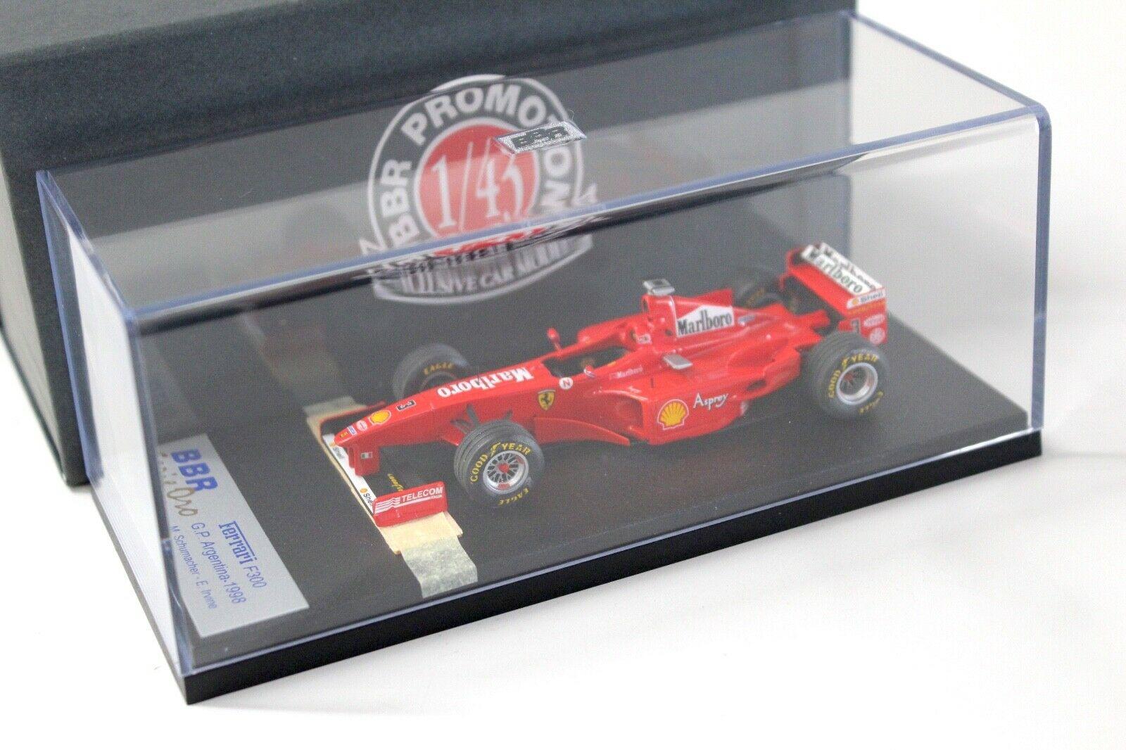 1:43 BBR F1 Ferrari F300 GP Argentina M.Schumacher 1998