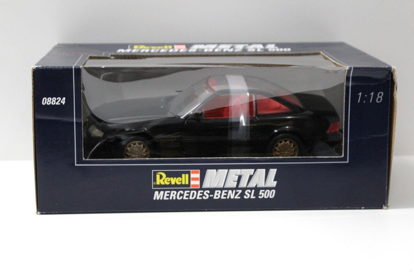 1:18 Revell Mercedes SL 500 black/ gold