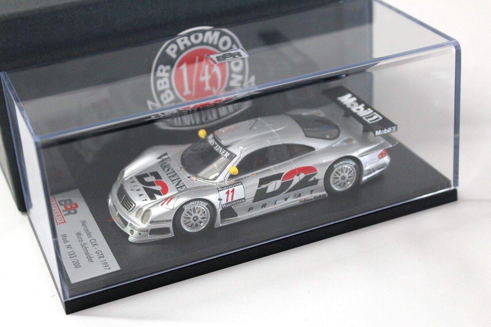 1:43 BBR Mercedes CLK GTR 1997 FIA GT D2 #11 Wurz