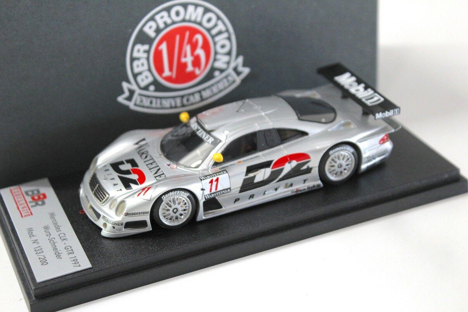 1:43 BBR Mercedes CLK GTR 1997 FIA GT D2 #11 Wurz