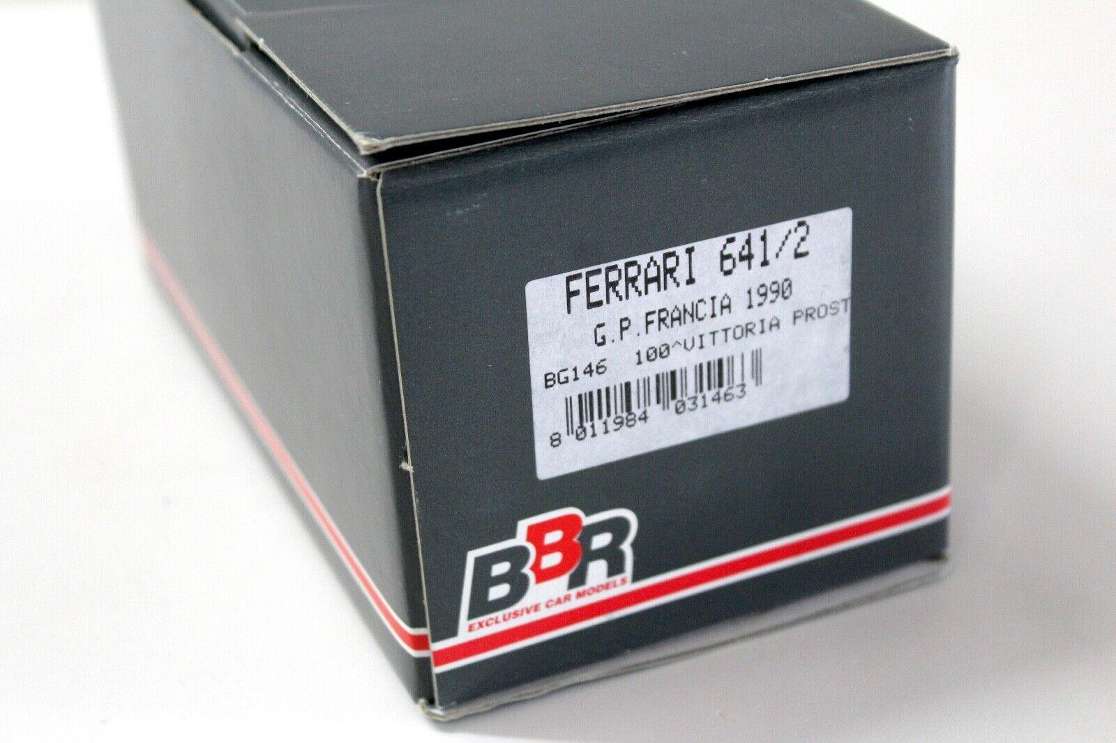 1:43 BBR Ferrari 641/2 GP Francia 1990 A.Prost #1