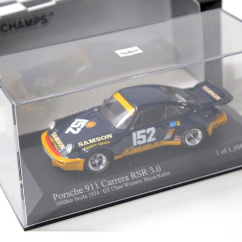 1:43 Minichamps PORSCHE 911 Carrera RSR 3.0 Samson 1000km Imola 1974 #152