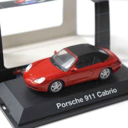 1:43 Dickie Schuco Porsche 911 996 Cabriolet red