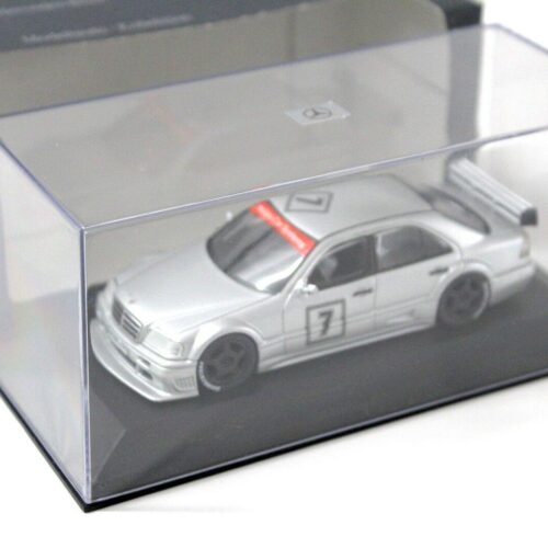 1:43 Minichamps Mercedes C-Klasse Testcar #7 silver DEALER VERSION
