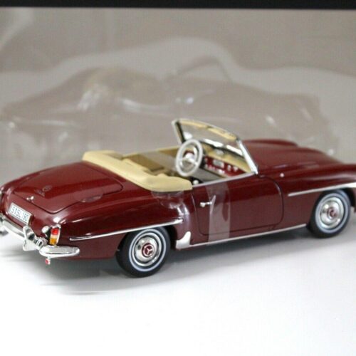 1:18 Norev Mercedes 190SL Cabrio W121 red DEALER VERSION