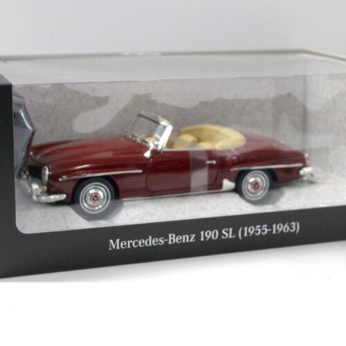 1:18 Norev Mercedes 190SL Cabrio W121 red DEALER VERSION