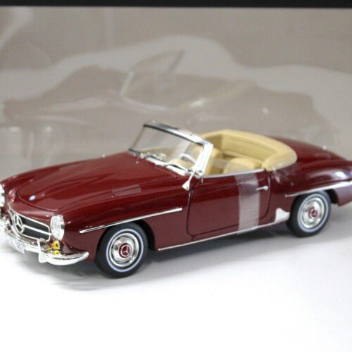 1:18 Norev Mercedes 190SL Cabrio W121 red DEALER VERSION