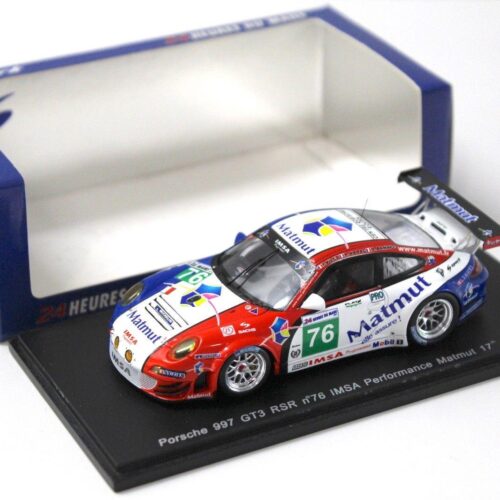 1:43 Spark Porsche 911 997 GT3 RSR #76 IMSA Matmut LM 2011
