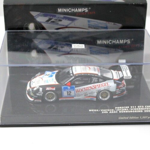 1:43 Minichamps Porsche 911 997 GT3 CUP 24h ADAC 2007 #12