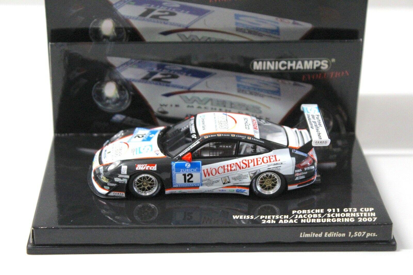 ID 49474 orig.jpg 1:43 Minichamps Porsche 911 997 GT3 CUP 24h ADAC 2007 #12