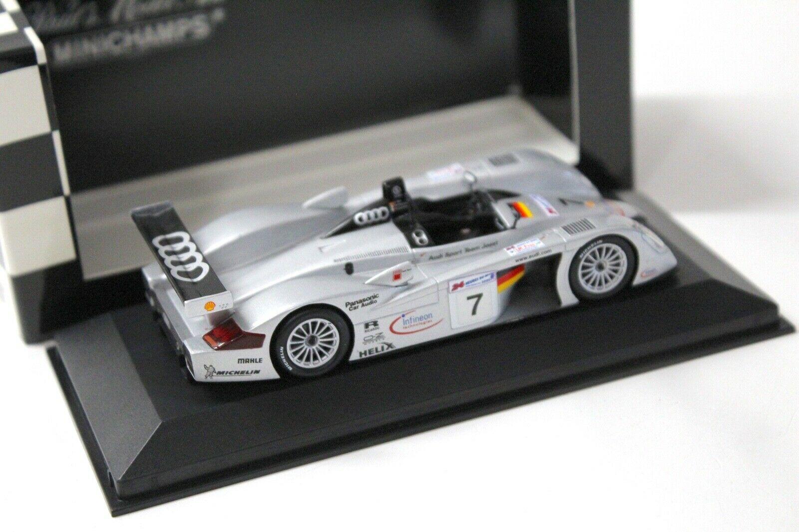 1:43 Minichamps Audi R8S Le Mans 24hrs. 2000 ABT #7