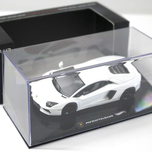 1:43 Hot Wheels Elite Lamborghini Aventador white
