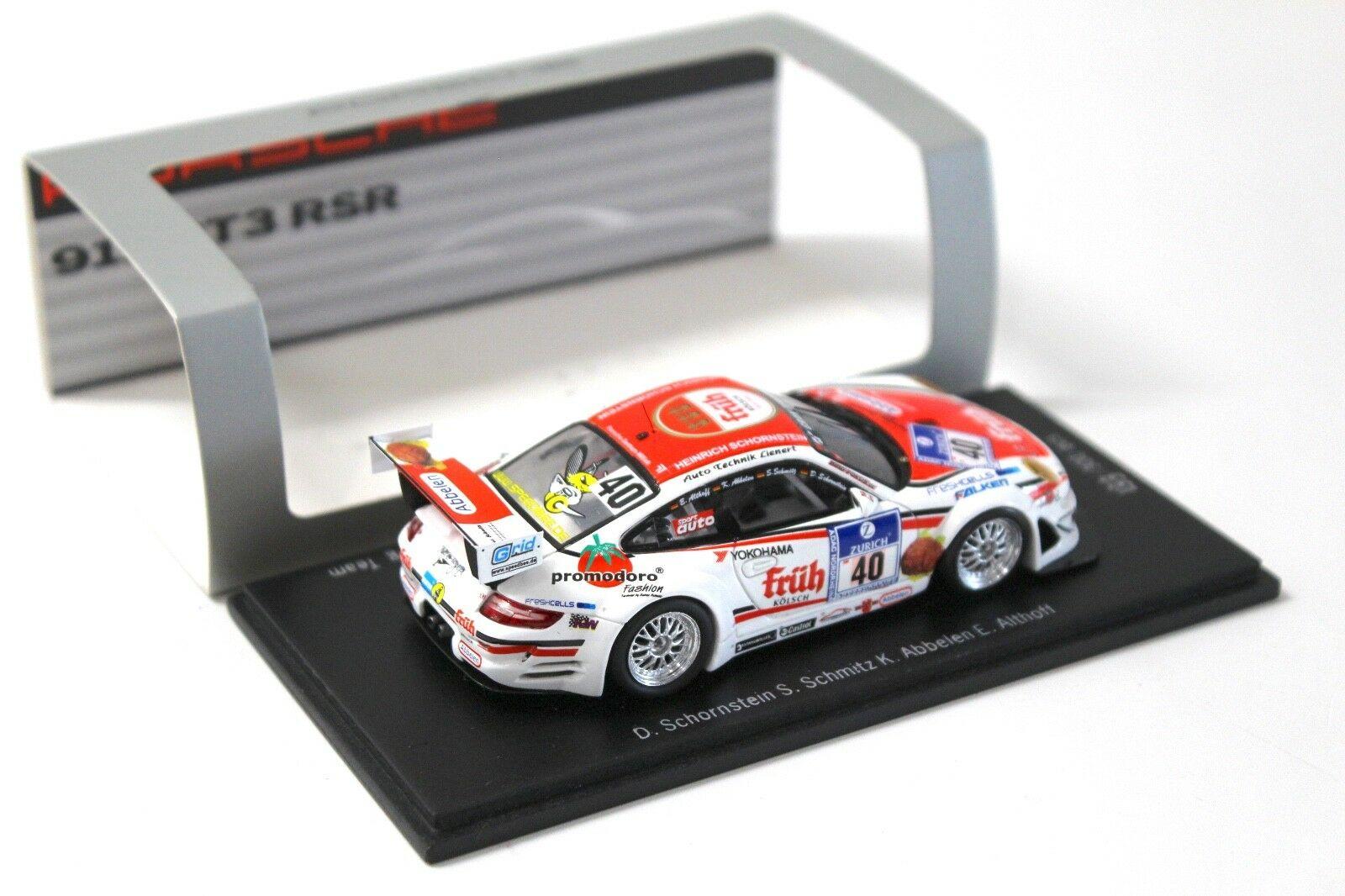 1:43 Spark Porsche 911 997 GT3 RSR 24h Frikadelli 2010 #40 SIGNIERT DEALER VERSION