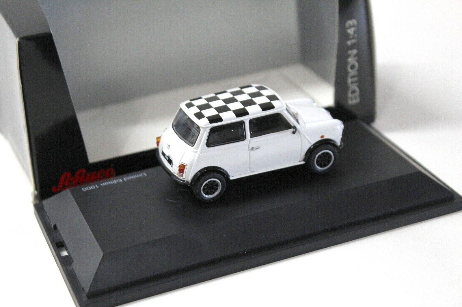 1:43 Schuco Mini Cooper white / black