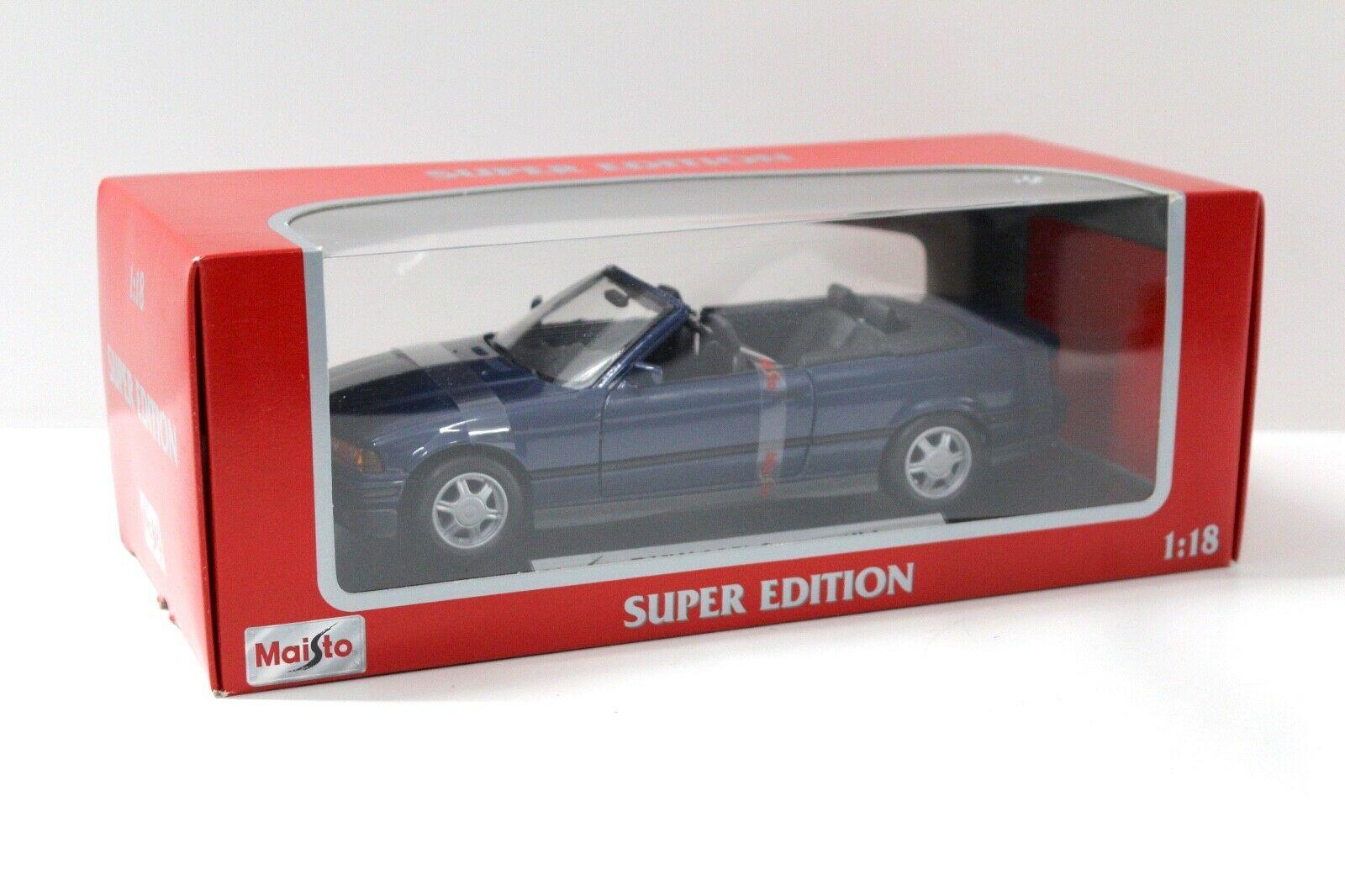 1:18 Maisto BMW 325i E36 Cabriolet blue