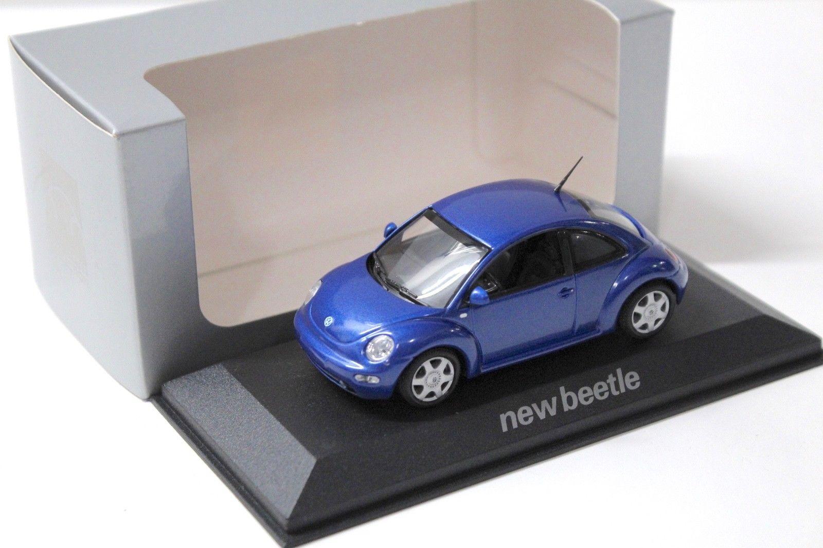 ID 49639 orig.jpg 1:43 Minichamps Volkswagen VW New Beetle blue DEALER VERSION