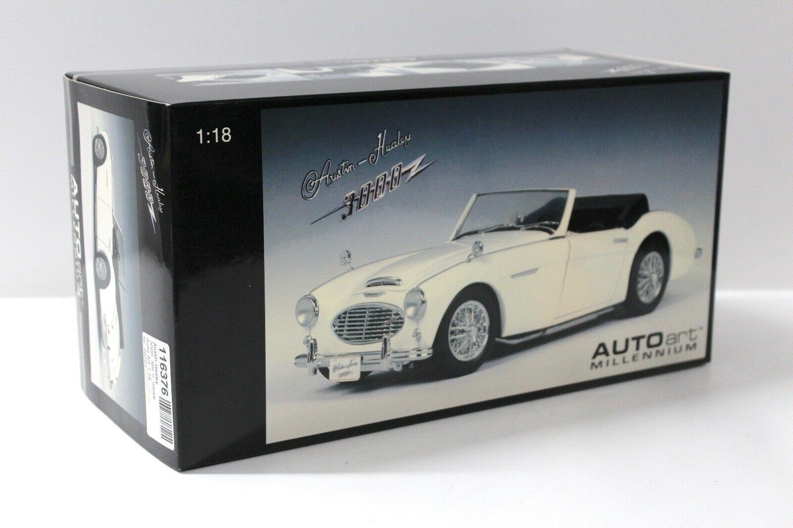1:18 AUTOart Austin Healey 3000 MKII Roadster white