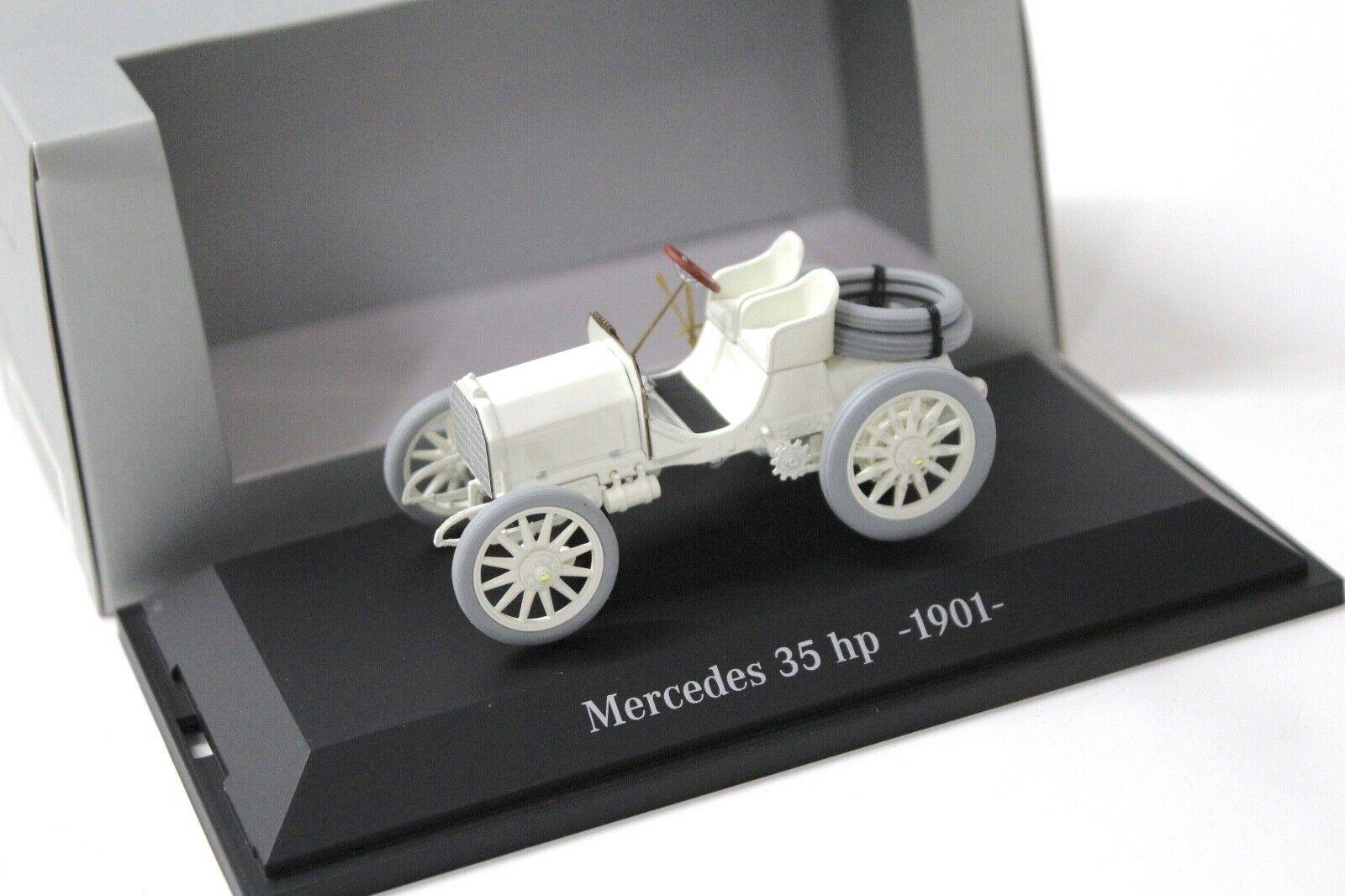 ID 49695 orig.jpg 1:43 Distler Mercedes 35 hp 1901 white DEALER VERSION