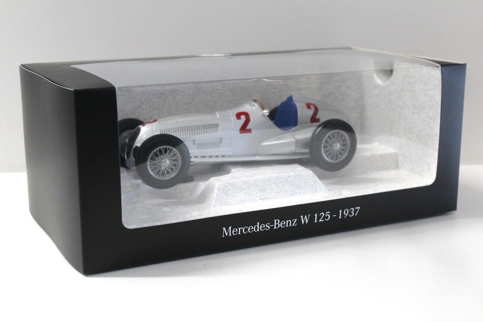 1:18 Minichamps Mercedes W125 Silberpfeil Lang Tripolini #2 DEALER VERSION