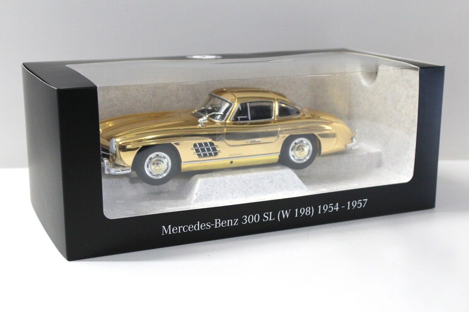 1:18 Minichamps Mercedes 300SL (W198) GOLD EDITION DEALER VERSION
