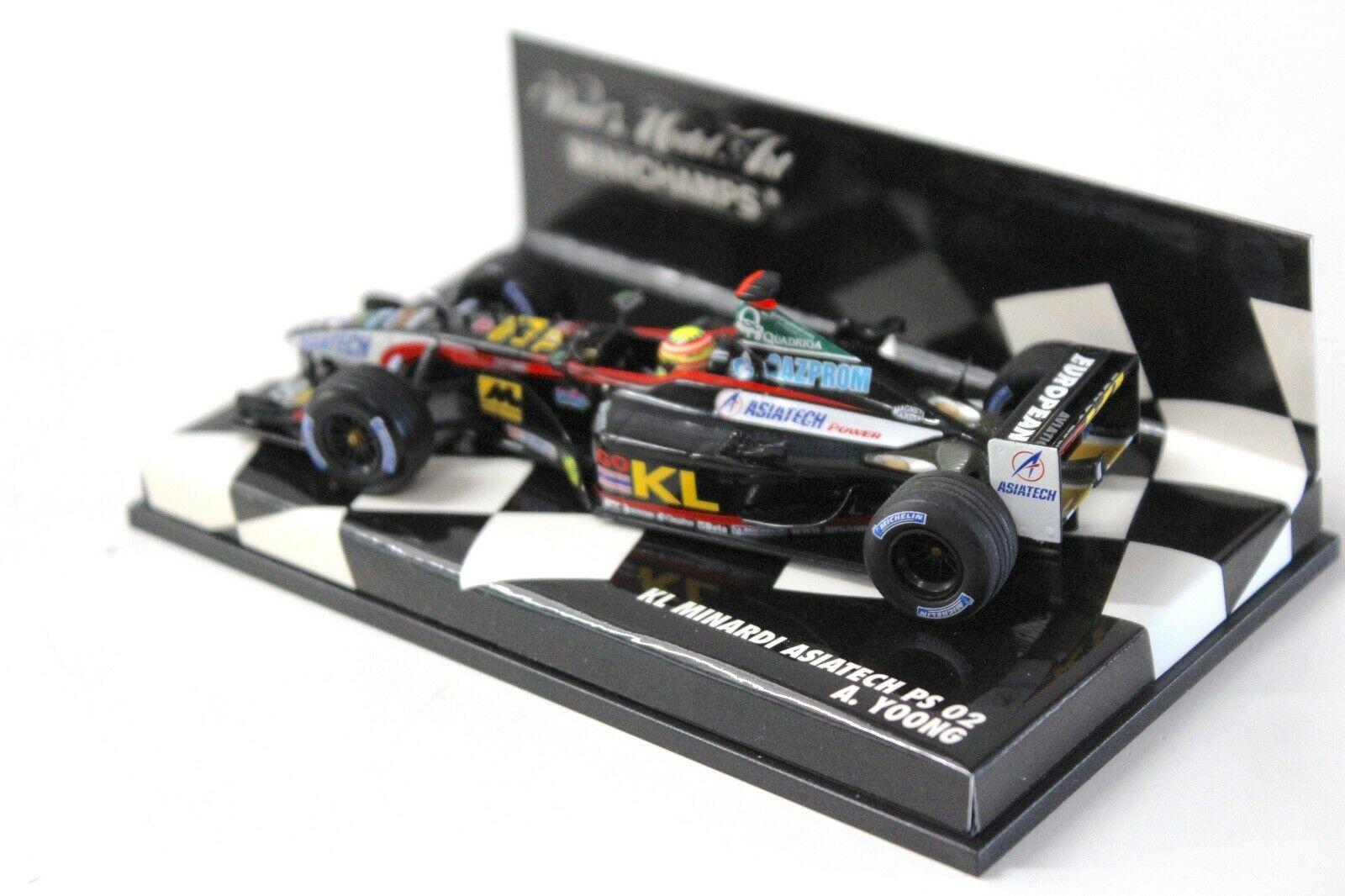 1:43 Minichamps KL Minardi Asiatech PS02 A.Yoong #22