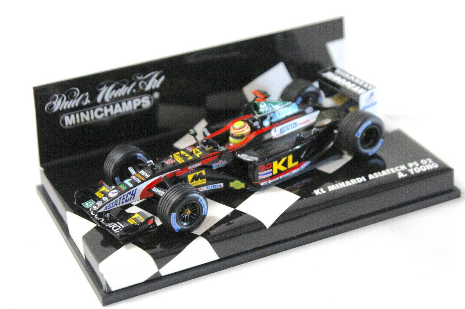 1:43 Minichamps KL Minardi Asiatech PS02 A.Yoong #22